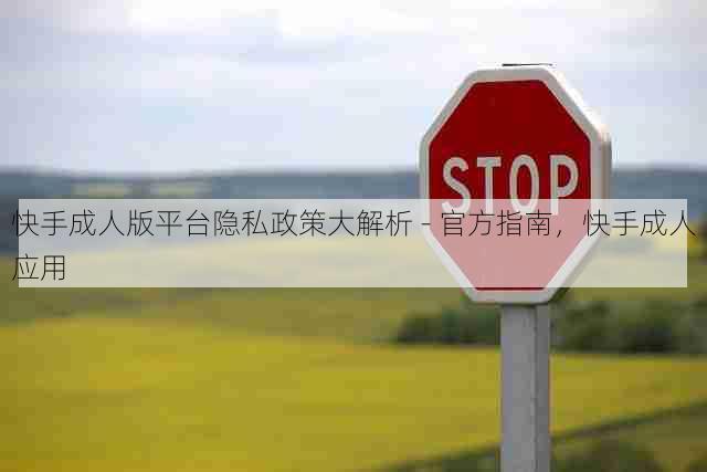 快手成人版平台隐私政策大解析 - 官方指南,快手成人应用