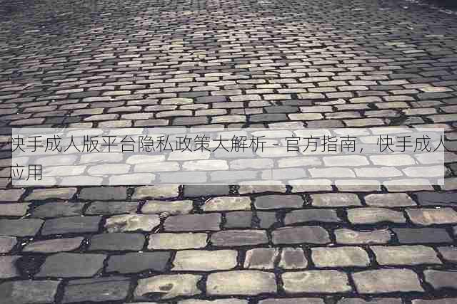 快手成人版平台隐私政策大解析 - 官方指南,快手成人应用