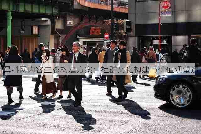 黑料网内容生态构建方案:社群文化构建与价值观塑造