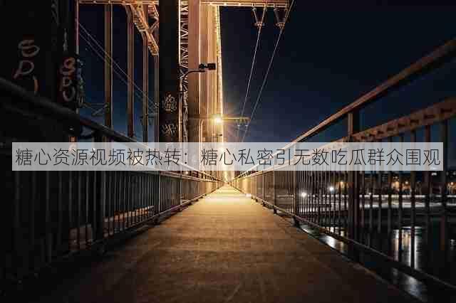 糖心资源视频被热转:糖心私密引无数吃瓜群众围观